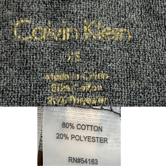 Calvin Klein Velour Striped Drawstring Turtleneck Zip Up Jacket size X-Small - Picture 15 of 16